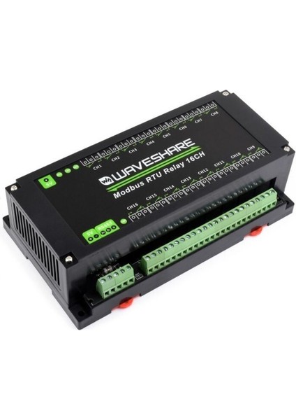 16 Kanallı Modbus Rtu Ethernet Röle Modülü - RS485 Arayüzü