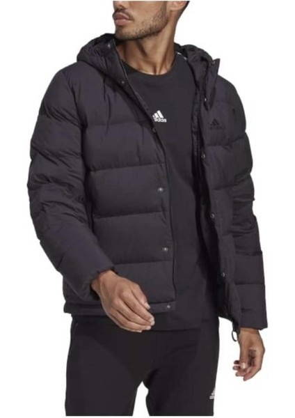 Helionic Hooded Down Erkek Mont Siyah HN5640