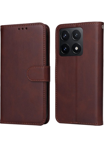 Xiaomi 14T Cüzdan Pu Deri Folyo Flip Telefon Kapağı (Yurt Dışından)