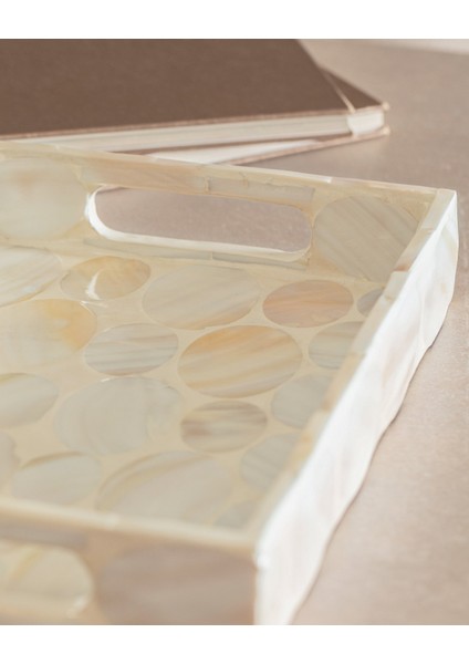 Aurore Dikdörtgen Tepsi - Beyaz fiyatları