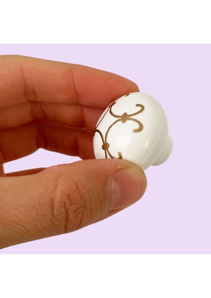 8 Adet Defne Altın Çizgili Beyaz Polimer Düğme Kulp Mantar Mobilya Mutfak Dolabı Çekmece Kulbu Kulpları modelleri