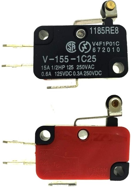 V-155-1C25 Micro Switch 3-Pin