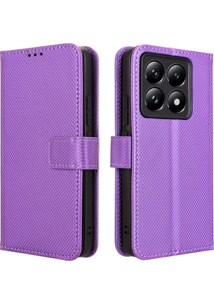 Xiaomi 14T Pro Pu Deri Cüzdan Telefon Kapağı (Yurt Dışından)