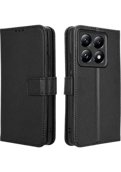 Xiaomi 14T Pro Pu Deri Cüzdan Telefon Kapağı (Yurt Dışından)
