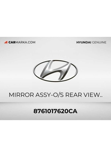 Dış Dikiz Aynası Matrıx 09-11 Elektrikli Isıtmalı Sağ (Oem No: 87610-17620CA)