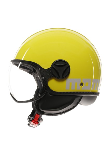 Momo Kask/ Fgtr Classıc Candy Yellow Whıte