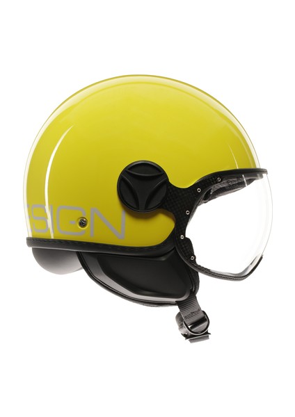 Momo Kask/ Fgtr Classıc Candy Yellow Whıte