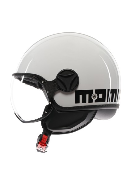 Momo Kask/ Fgtr Classıc Mono Whıte/black