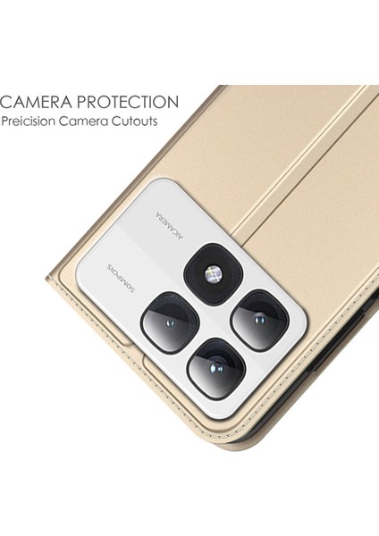 Xiaomi 14T Pro Pu Deri Telefon Kapağı Kart Tutucu Standı Manyetik Kapatma (Yurt Dışından) indirimleri