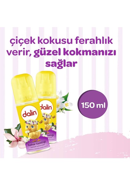 x 2 Adet Bahar Tazeliği Kolonya 150 ml