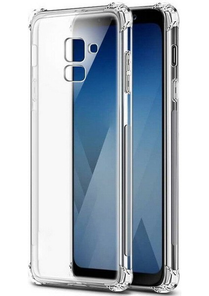 Samsung Galaxy A6 2018 Antişok Koruyucu Şeffaf Sert Silikon Kapak