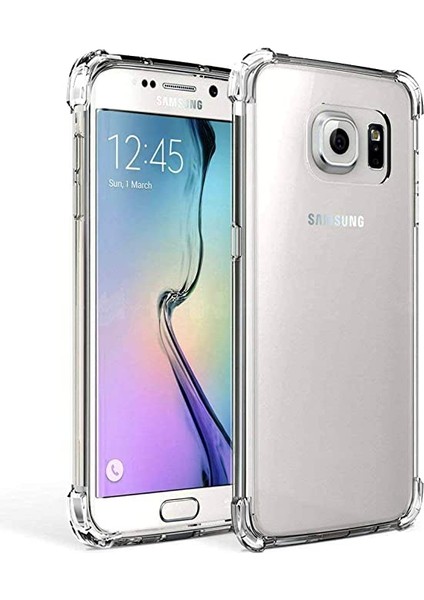 Samsung Galaxy S7 Antişok Koruyucu Şeffaf Sert Silikon Kapak