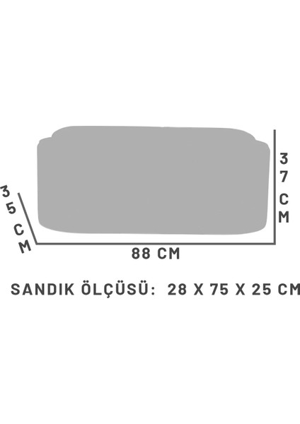 Contes Bohem Sandıklı Orta Sehpa Puf/bench