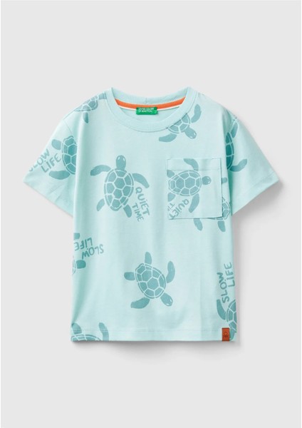 Unıted Colors Of Benetton Erkek Bebek Tshirt 380UG10EK