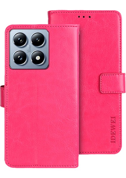 Xiaomi 14T Pro Crazy Horse Doku Deri Telefon Kılıfı (Yurt Dışından)