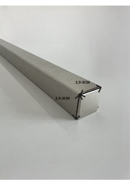 Çelik Kapı Çekme Kolu Kare Tip 30CM Ayarlanabilir Sistem