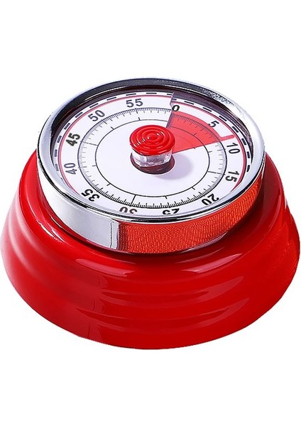Wf Kırmızı Mekanik Klasik Zilli Mutfak Zamanlayıcı Timer THR301