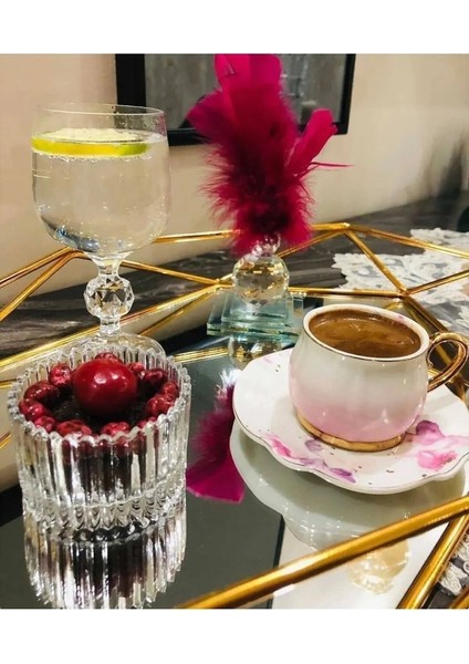 Mirayyhome Kapaklı Kahve Yanı Mini Lokumluk Şekerlik 4'lü modelleri