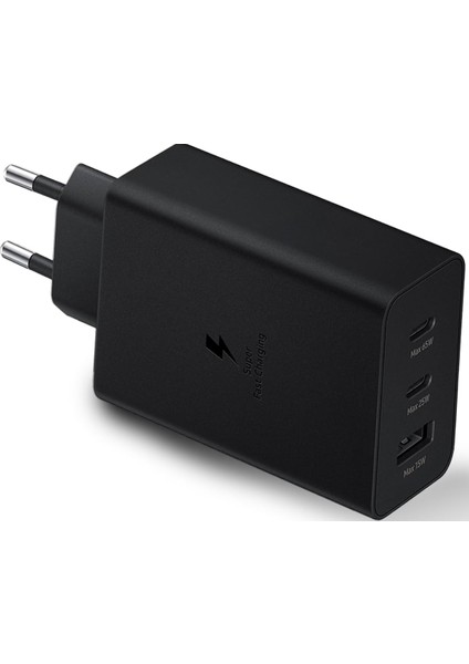 65W 2 PD - QC 3.0 3 Bağlantı Noktalı Usb-C Duvar Şarj Cihazı Süper Hızlı Şarj Cihazı Hızlı Adaptör