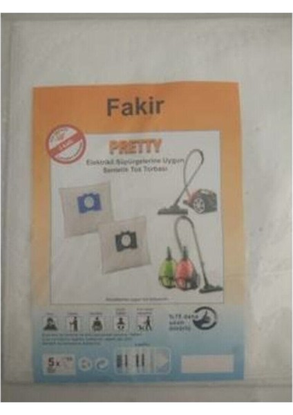 Pretty Toz Torbası Bez 10 Adet