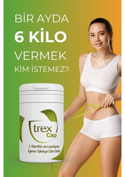 Su Ile Yutulan Trex Cap Detoks Form Kapsülü
