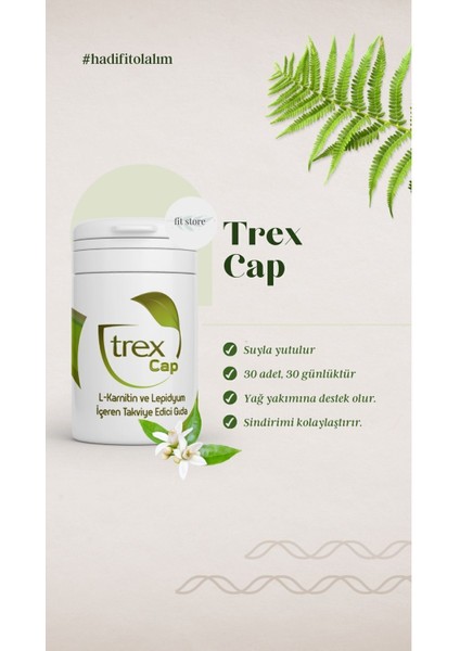 Su Ile Yutulan Trex Cap Detoks Form Kapsülü