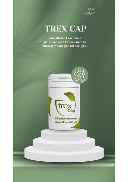 Su Ile Yutulan Trex Cap Detoks Form Kapsülü