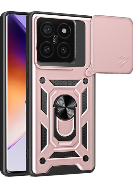 Xiaomi 14T Pro Pc+Tpu Kickstand Telefon Kapağı (Yurt Dışından)