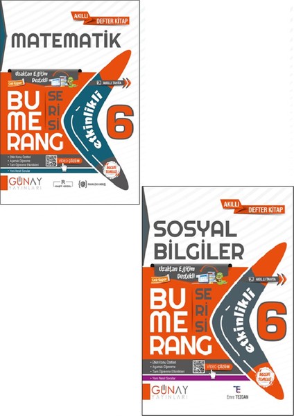 6. Sınıf Bumerang Matematik - Sosyal Bilgiler Seti