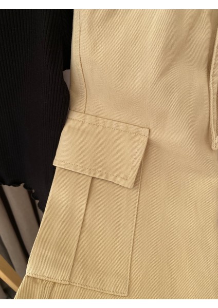 Babyaden Kanvas Kargo Cepli Boru Paça Jean Pantolon Siyah Dar Fitilli Üst Kız Çocuk Takım fiyatları