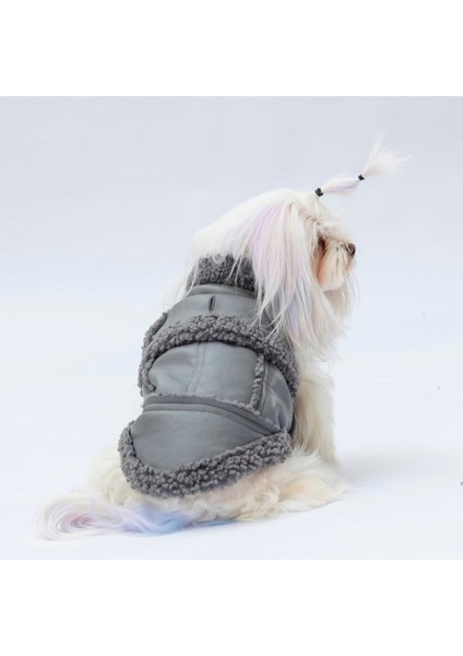 Gri Churchill Su Geçirmez Küçük Irk Köpek Yeleği fiyatları