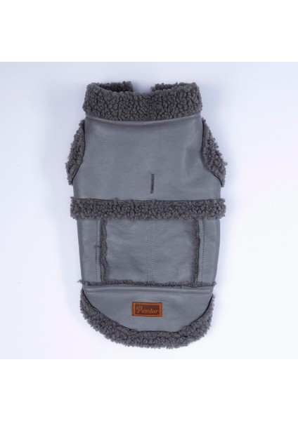 Gri Churchill Su Geçirmez Küçük Irk Köpek Yeleği modelleri