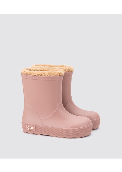 İgor Yogi Borreguito Rosa Kürklü Çocuk Yağmur Bot Çizme Pembe W10306-010