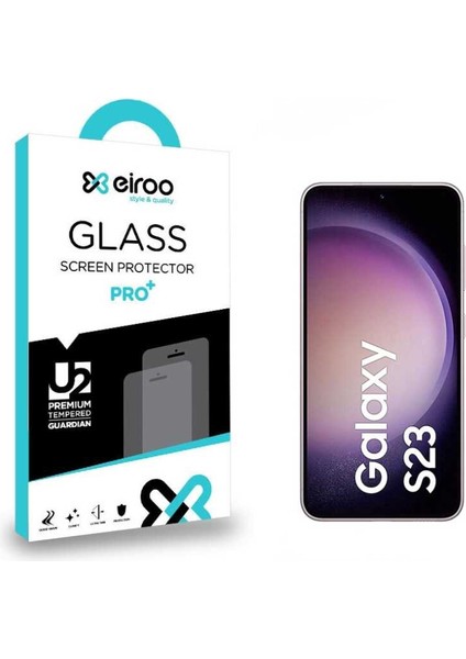 Samsung Galaxy S23 Tempered Glass Cam Ekran Koruyucu