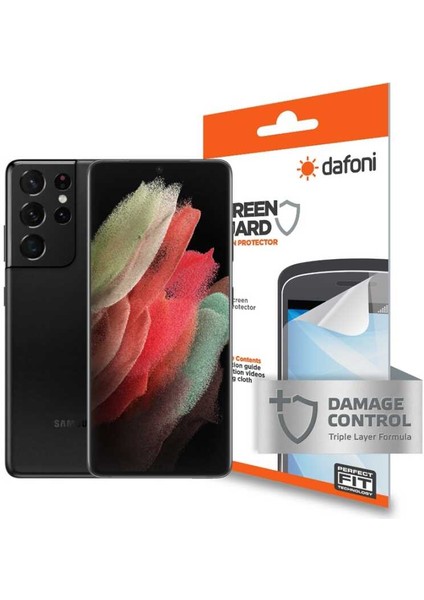 Samsung Galaxy S21 Ultra Ön + Arka Darbe Emici Curve Ekran Koruyucu Film