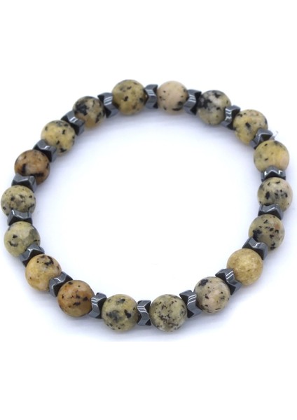 Jasper Doğal Taş Erkek Bileklik EBLK-244