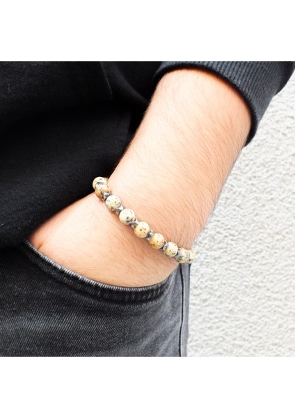 Jasper Doğal Taş Erkek Bileklik EBLK-244 fiyatları