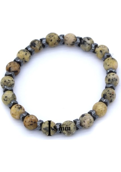 Jasper Doğal Taş Erkek Bileklik EBLK-244 fırsatları