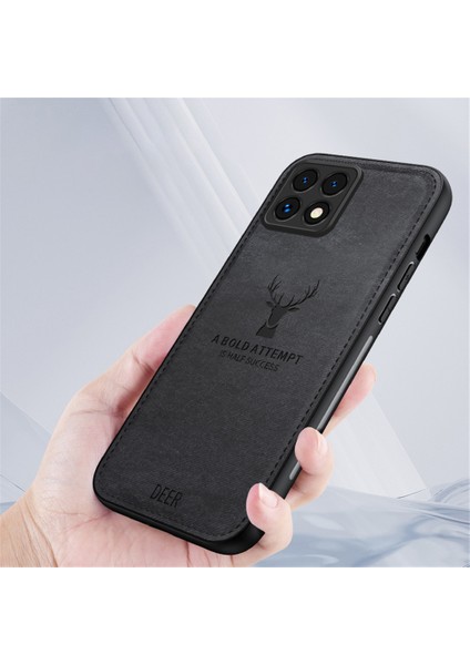 Xiaomi 14T Pro Kumaş Dokusu Pu Deri Hibrit Telefon Kapağı (Yurt Dışından)