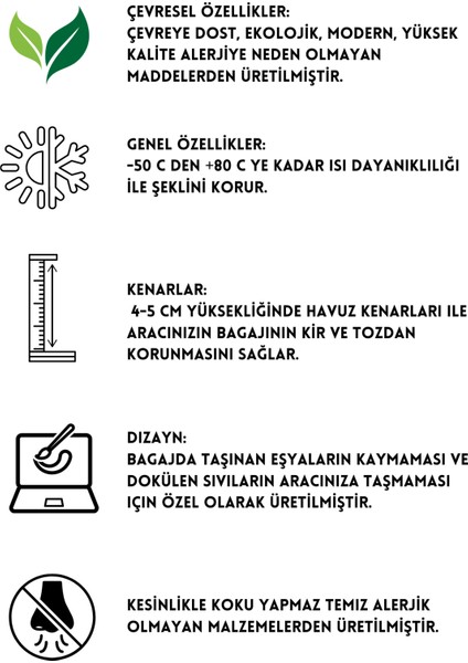 Mg Ehs Elektrikli 2018 Yılı ve Üstü Modeller Için Oto Paspas