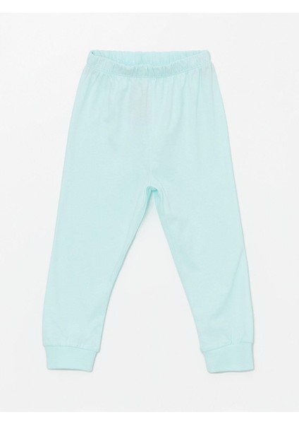 Lcw Baby Bisiklet Yaka Uzun Kollu Baskılı Kız Bebek Pijama Takımı