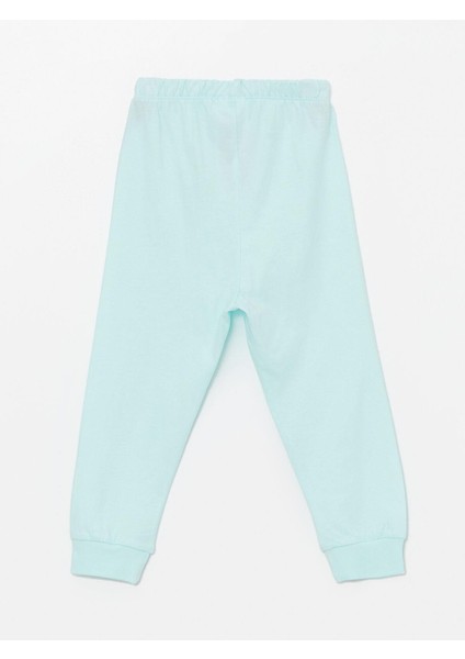Lcw Baby Bisiklet Yaka Uzun Kollu Baskılı Kız Bebek Pijama Takımı