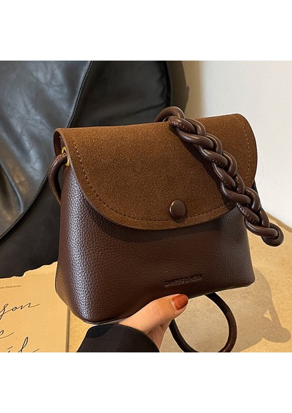 Yeni Crossbody Kova Çanta Retro Küçük Omuz Çantası (Yurt Dışından)