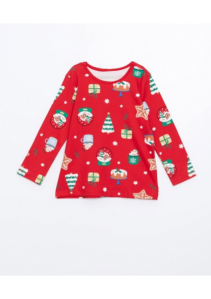Lcw Kids Baskılı Bisiklet Yaka Baskılı Kız Çocuk Pijama Takımı fiyatları