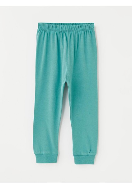 Lcw Baby Bisiklet Yaka Uzun Kollu Baskılı Erkek Bebek Pijama Takımı