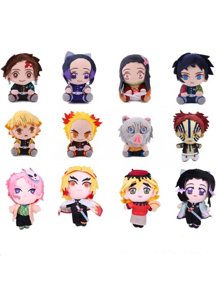Demon Slayer Peluş Oyuncak S Versiyonu Bebek Bebek (Yurt Dışından)