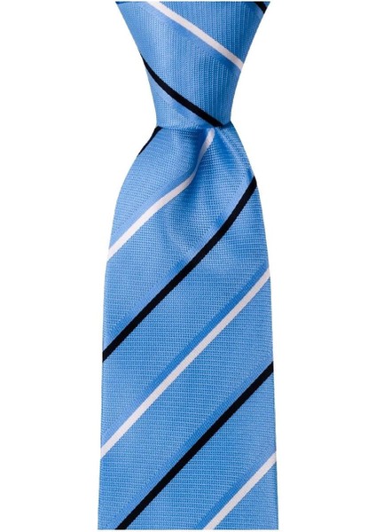 Mendilli Klasik Çizgi Desenli Kravat ve Metal Kol Düğmeli Erkek Hediye Seti fiyatları