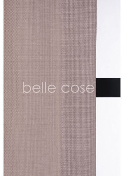 Keten Görünümlü Bohem Tarz Fon Perde Pilesiz Dikim Pembe fırsatları