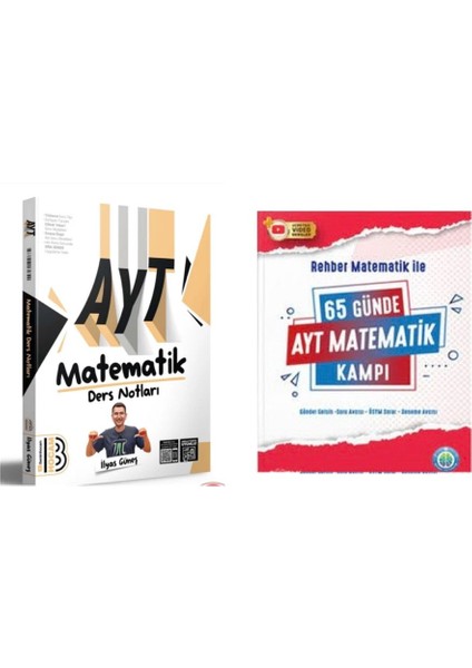 2025 AYT Matematik Ders Notları ve 65 Günde AYT Matematik Kampı Soru Bankası 2025