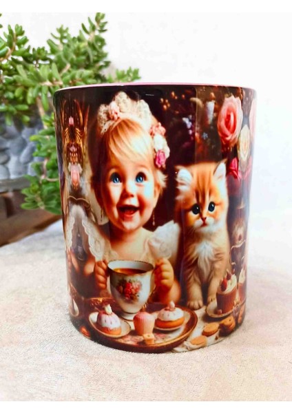 Doğum Günü Partisi Vintage Baskı Büyük Boy Kupa fiyatları